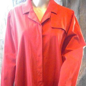 CO & EDDY Jacket, Large Red Stretch  Career Jacket